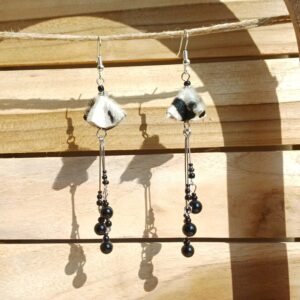 boucles d'oreilles "fleurs aux longues pistils"