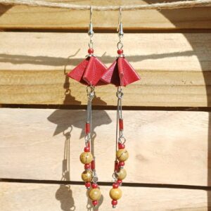 boucles d'oreilles" fleurs aux longues pistils"