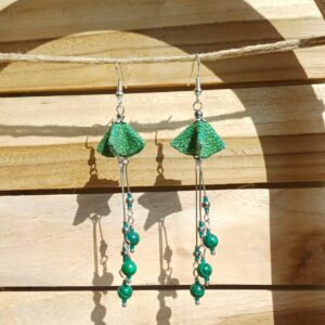 boucles d'oreilles "fleurs aux longues pistils"