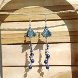 boucles d'oreilles "fleurs aux longues pistils"