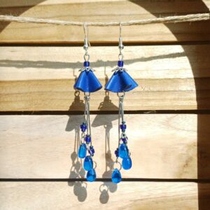 boucles d'oreilles "fleurs aux longues pistils"