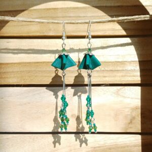 boucles d'oreilles "fleurs aux longues pistils"