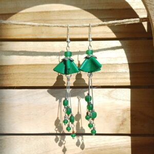 boucles d'oreilles "fleurs aux longues pistils"