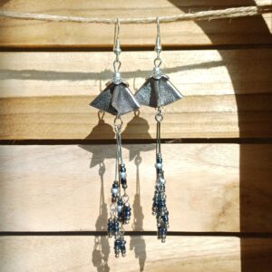 boucles d'oreilles "fleurs aux longues pistils"