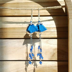 boucles d'oreilles "fleurs aux longues pistils"