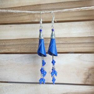 boucles d'oreilles "fleurs tubulaires"
