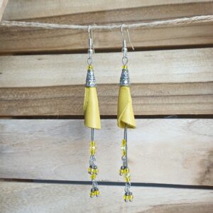boucles d'oreilles "fleurs tubulaires"