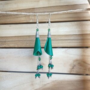 boucles d'oreilles "fleurs tubulaires"
