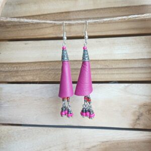 boucles d'oreilles "fleurs tubulaires"