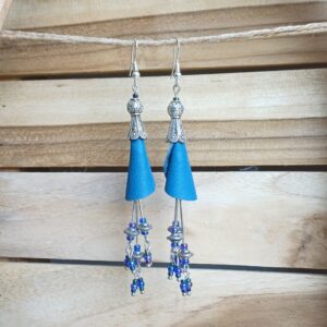 boucles d'oreilles "fleurs aux longues pistils"