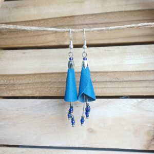 boucles d'oreilles "fleurs tubulaires"