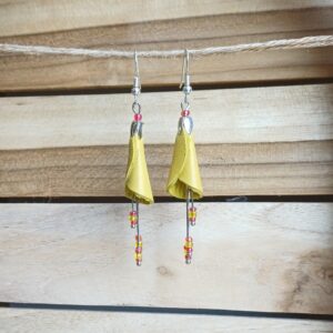 boucles d'oreilles "fleurs tubulaires"