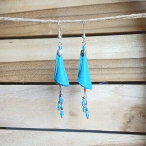 boucles d'oreilles "fleurs tubulaires"