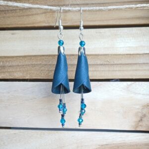 boucles d'oreilles "fleurs tubulaires"