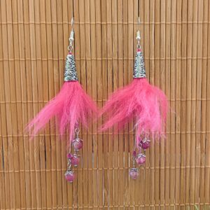 boucles d'oreilles "fleurs de Yeti"