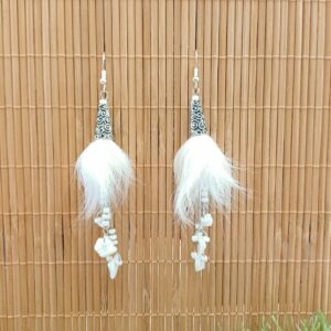 boucles d'oreilles "fleurs de Yeti"