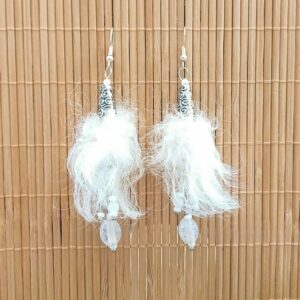 boucles d'oreilles "fleurs de Yeti"