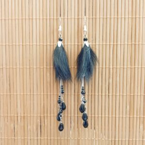 boucles d'oreilles "fleurs de Yeti"