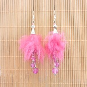 boucles d'oreilles "fleurs de Yeti"