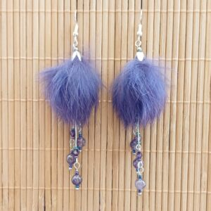 boucles d'oreilles "fleurs de Yeti"