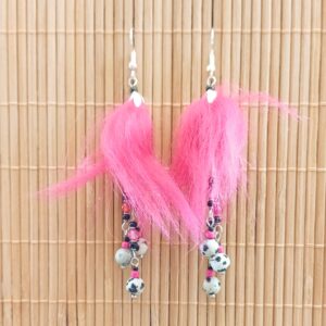 boucles d'oreilles "fleurs de Yeti"