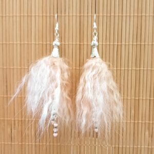 boucles d'oreilles "fleurs de Yeti"