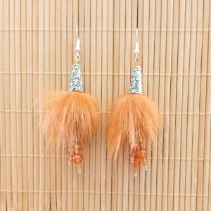 boucles d'oreilles "fleurs de Yeti"