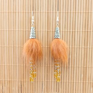 boucles d'oreilles "fleurs de Yeti"