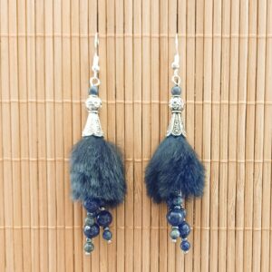 boucles d'oreilles "fleurs de Yeti"