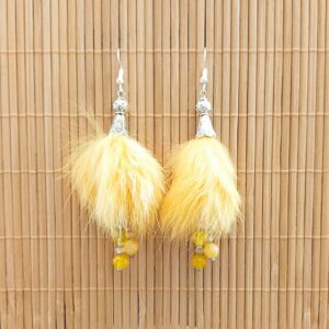 boucles d'oreilles "fleurs de Yeti"