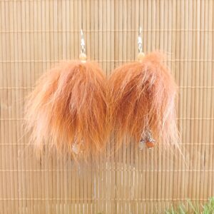 boucles d'oreilles "fleurs de Yeti"