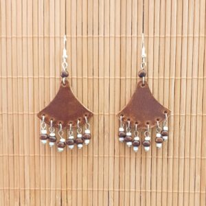 boucles d'oreilles "éventail"