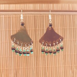 boucles d'oreilles "éventail"