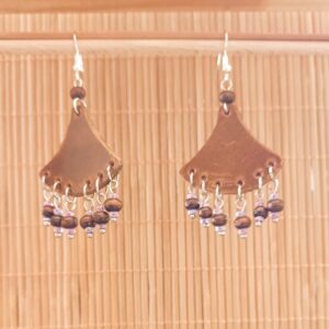 boucles d'oreilles "éventail"