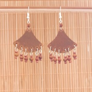 boucles d'oreilles "éventail"