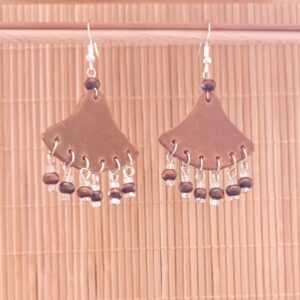 boucles d'oreilles "éventail"