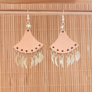 boucles d'oreilles "éventail"