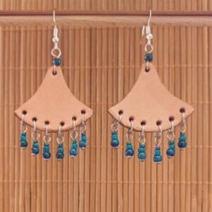 boucles d'oreilles "éventail"