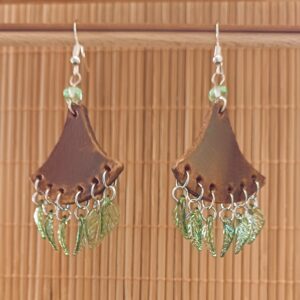 boucles d'oreilles "éventail"