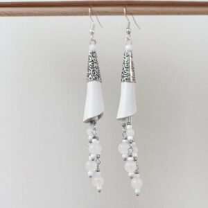 boucles d'oreilles "fleurs tubulaires"